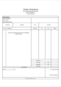 GST Invoice Format 3