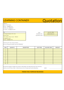 free quotation template excel 23