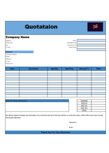 quotation template excel free download 13