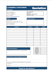 roofing quotation template 28